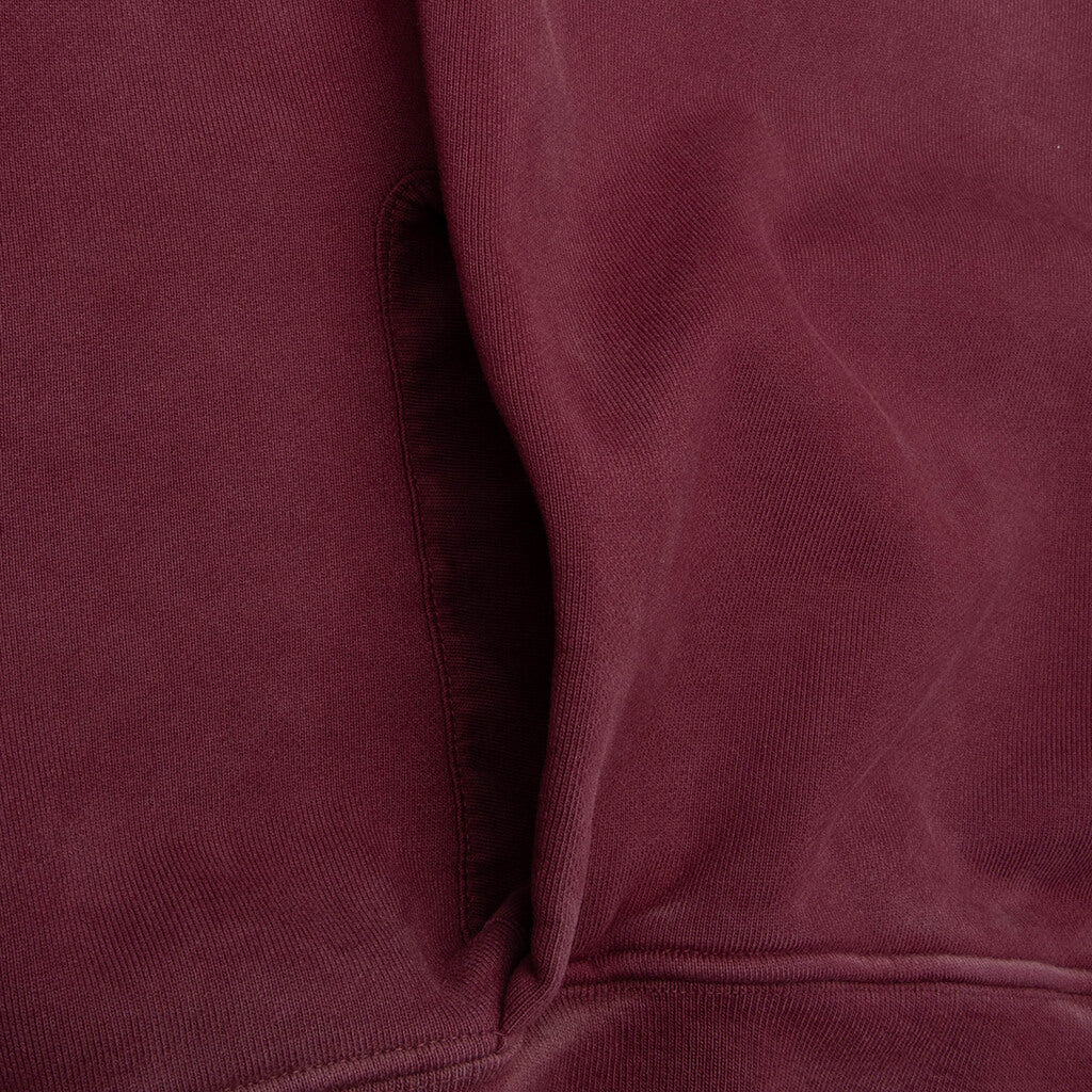 Barriers Cowrie Shell Hoodie - Maroon - Image 4