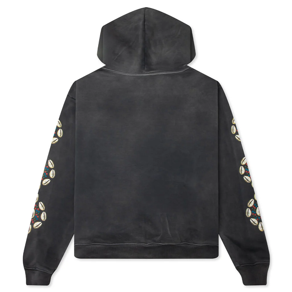 Barriers Cowrie Shell Hoodie - Vintage Black - Image 2