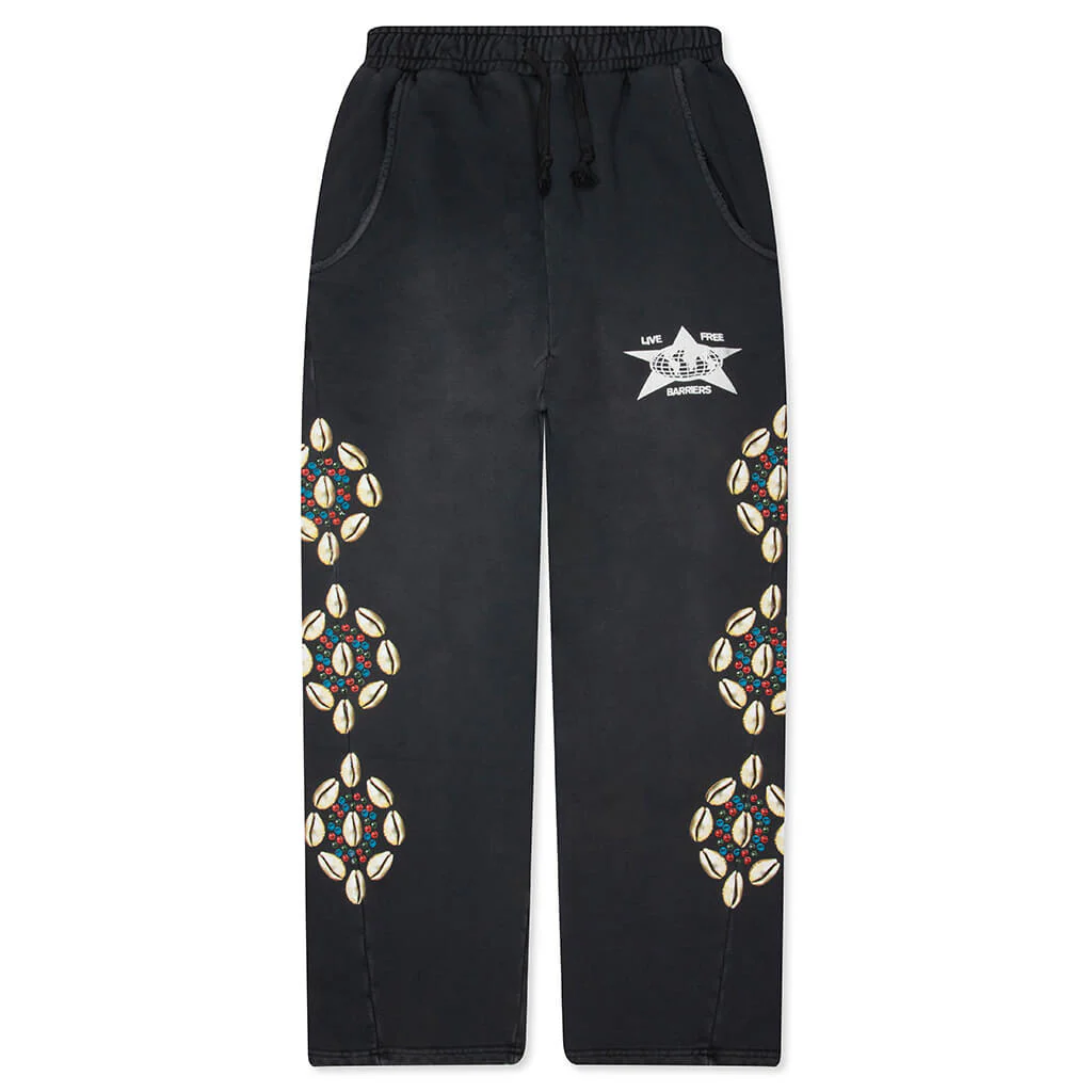 Barriers Cowrie Shell Sweatpant - Vintage Black