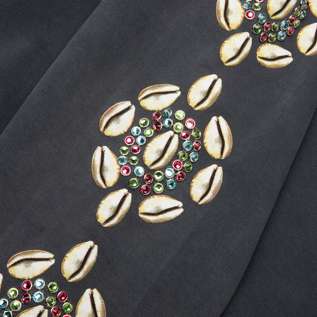 Cowrie Crystal Hoodie - Black - Image 5