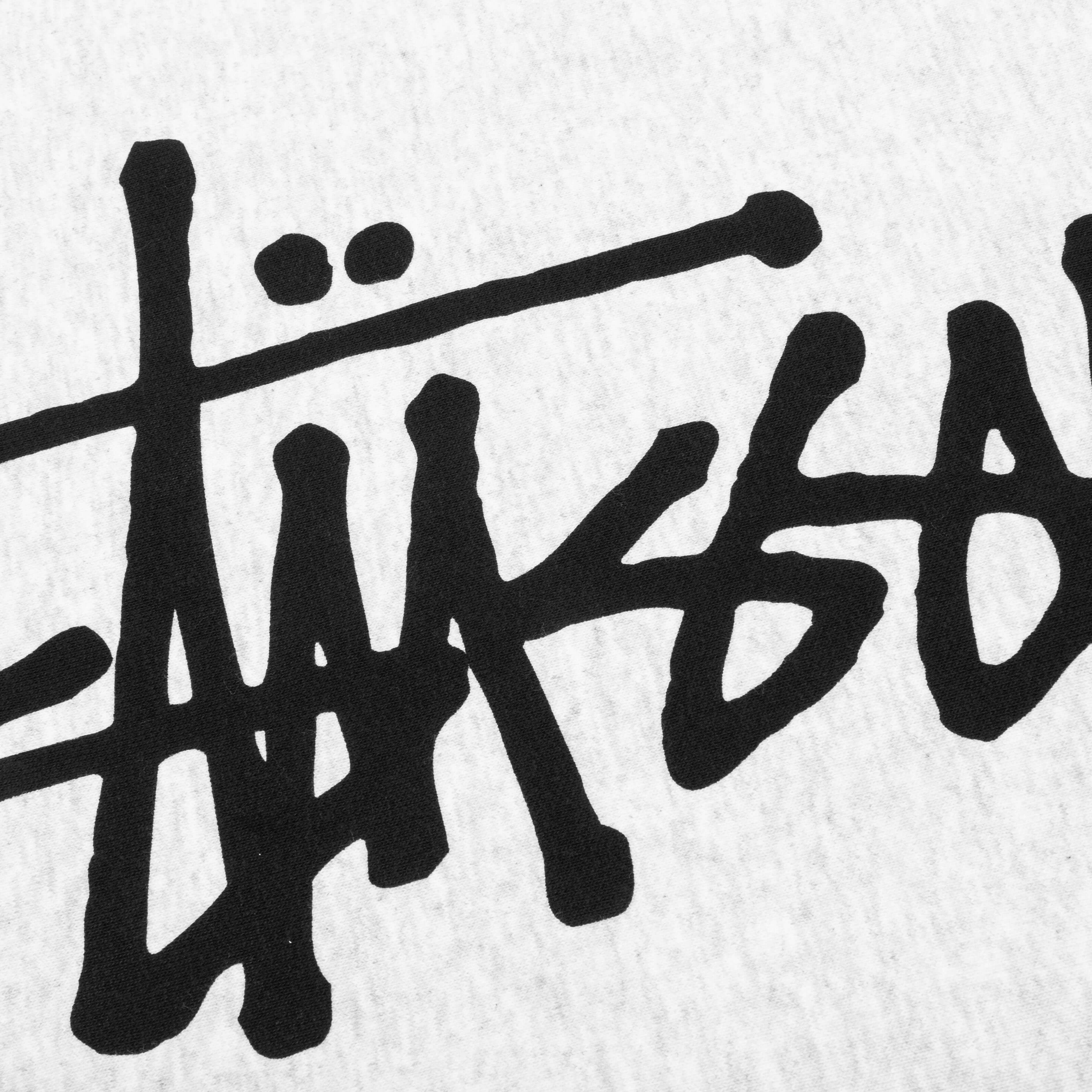 Basic Stussy Crew - Ash Heather - Image 4