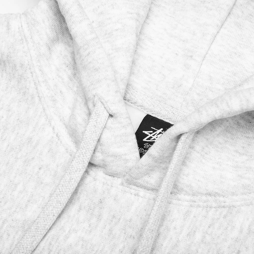 Basic Stussy Hoodie - Ash Heather - Image 3