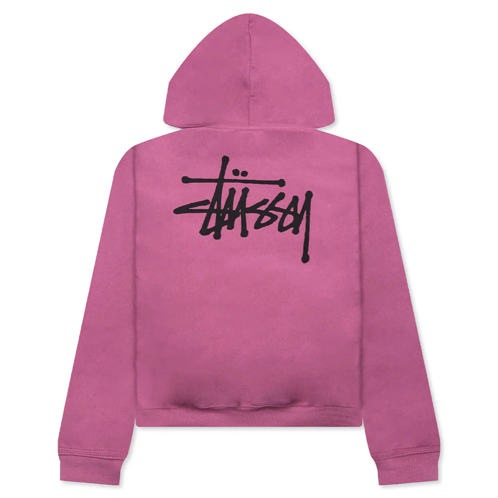 Basic Stussy Hoodie - Berry - Image 2