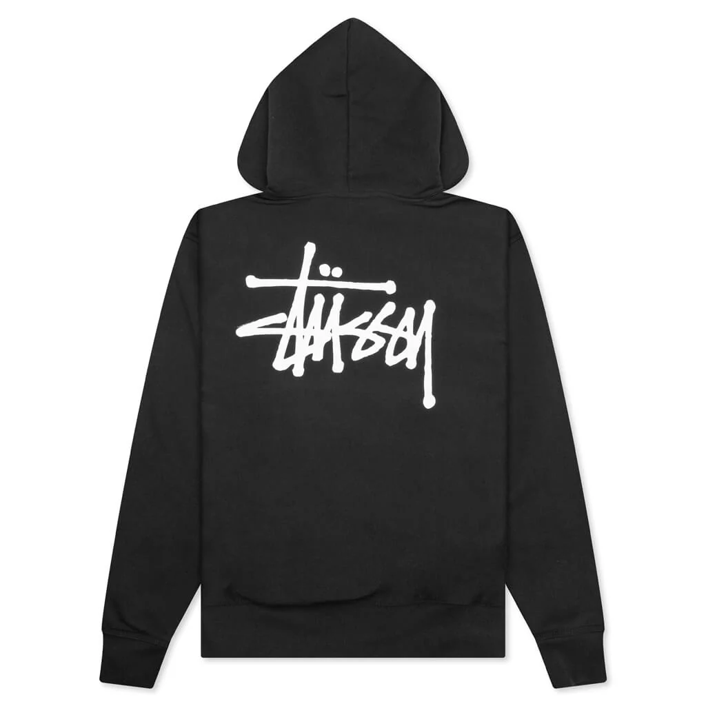 Basic Stussy Hoodie - Black - Image 2