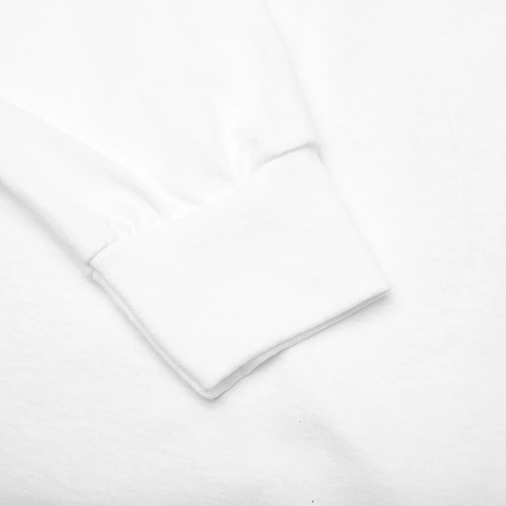 Basic Stussy L/S Tee - White - Image 5