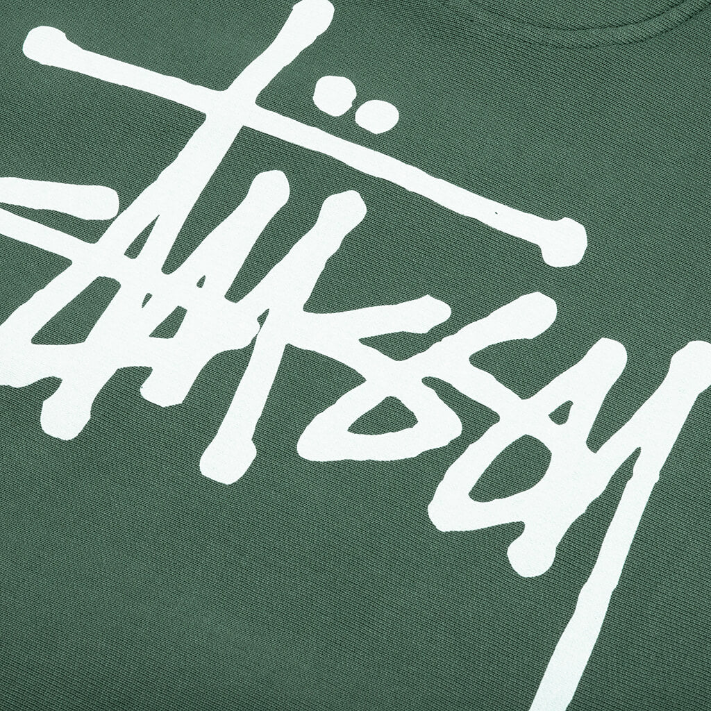 Basic Stussy Pigment Dyed Hoodie - Forest - Image 4
