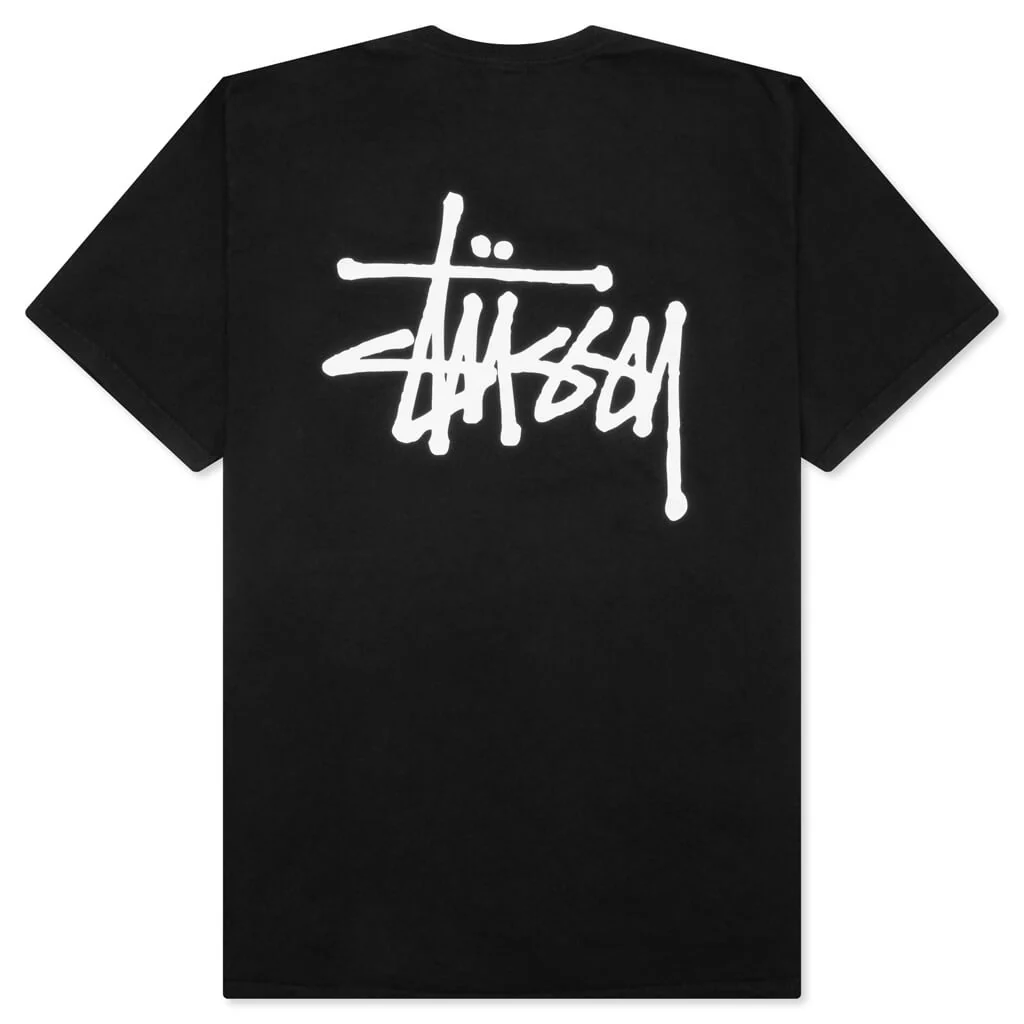 Basic Stussy Tee - Black - Image 2