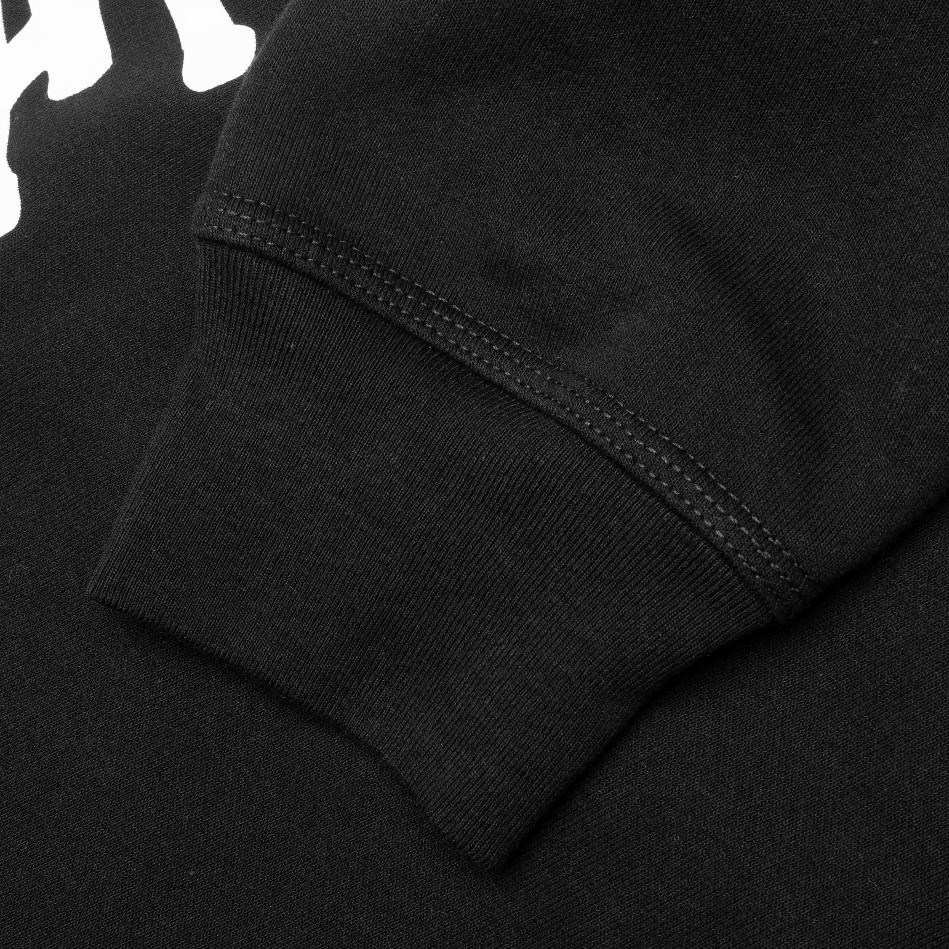 Basic Zip Hoodie - Black - Image 5