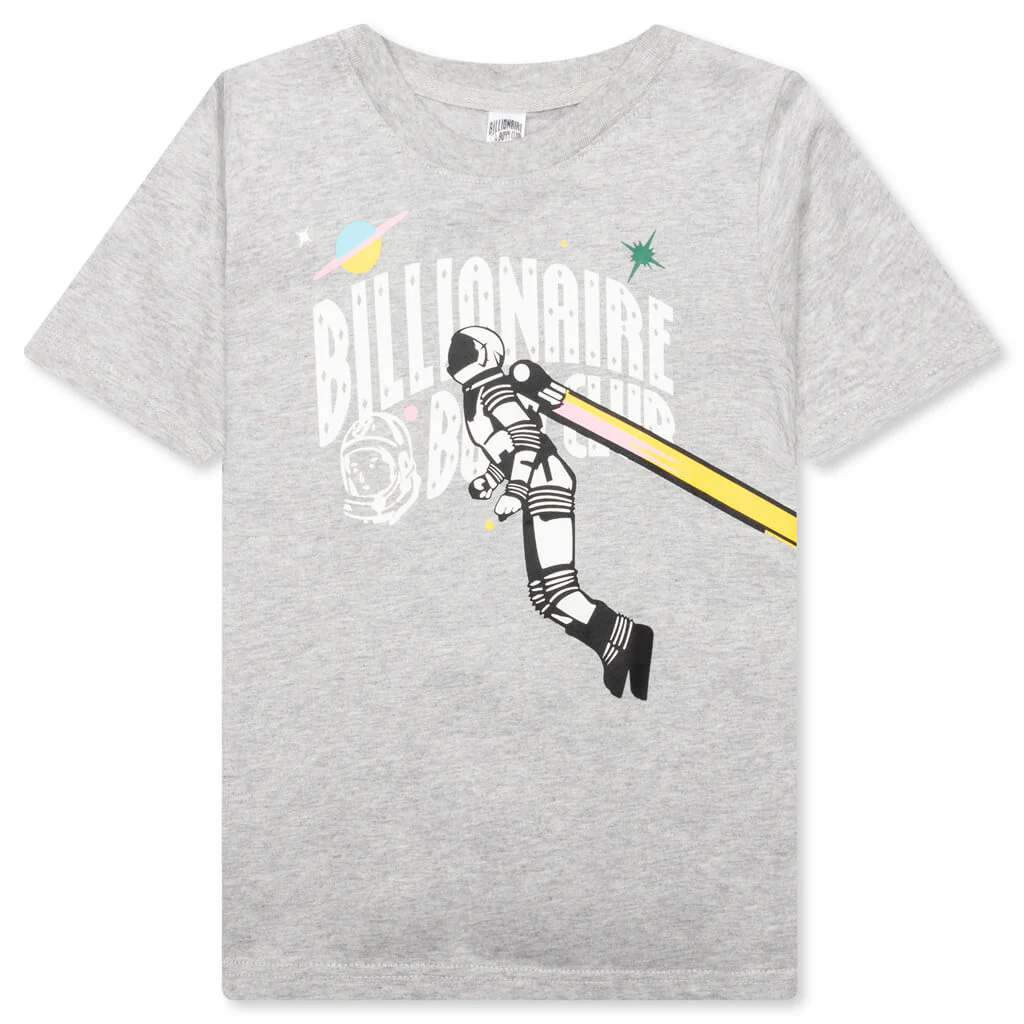 Kids BB on My Way S/S Tee - Heather Grey