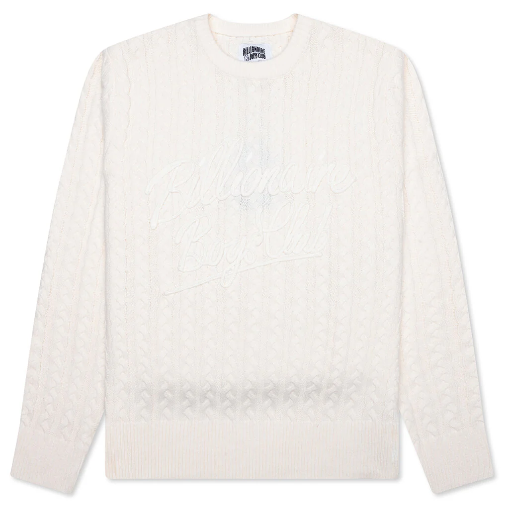 BB Signature Sweater - Gardenia