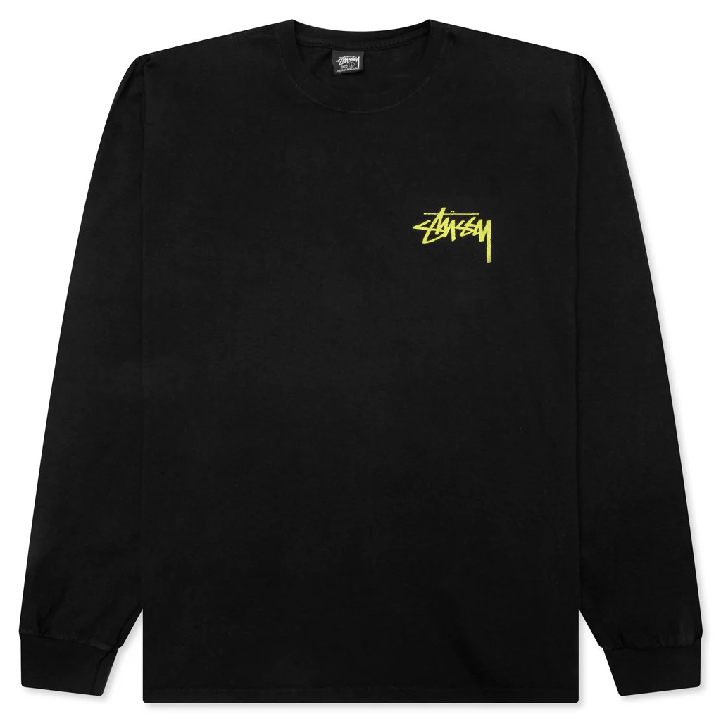 Beat Crazy L/S Tee - Black