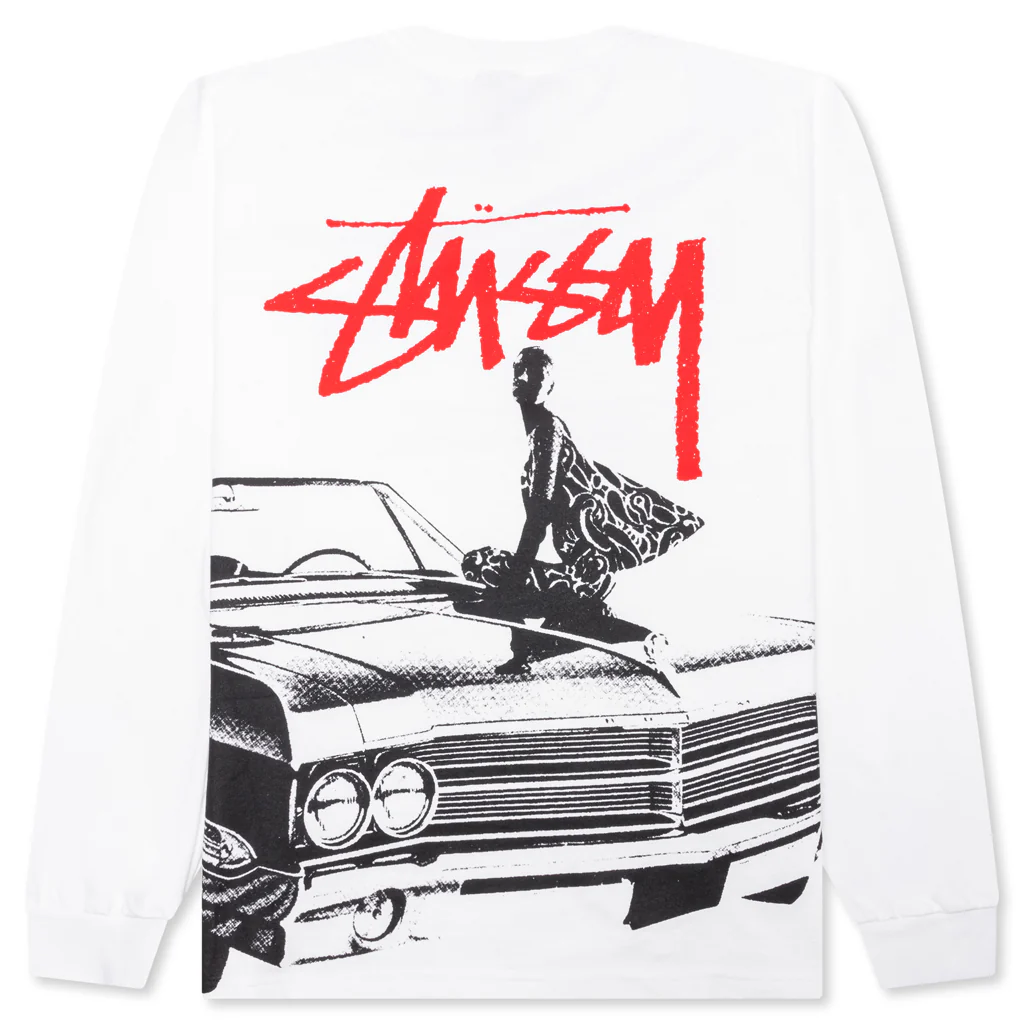 Beat Crazy L/S Tee - White - Image 2