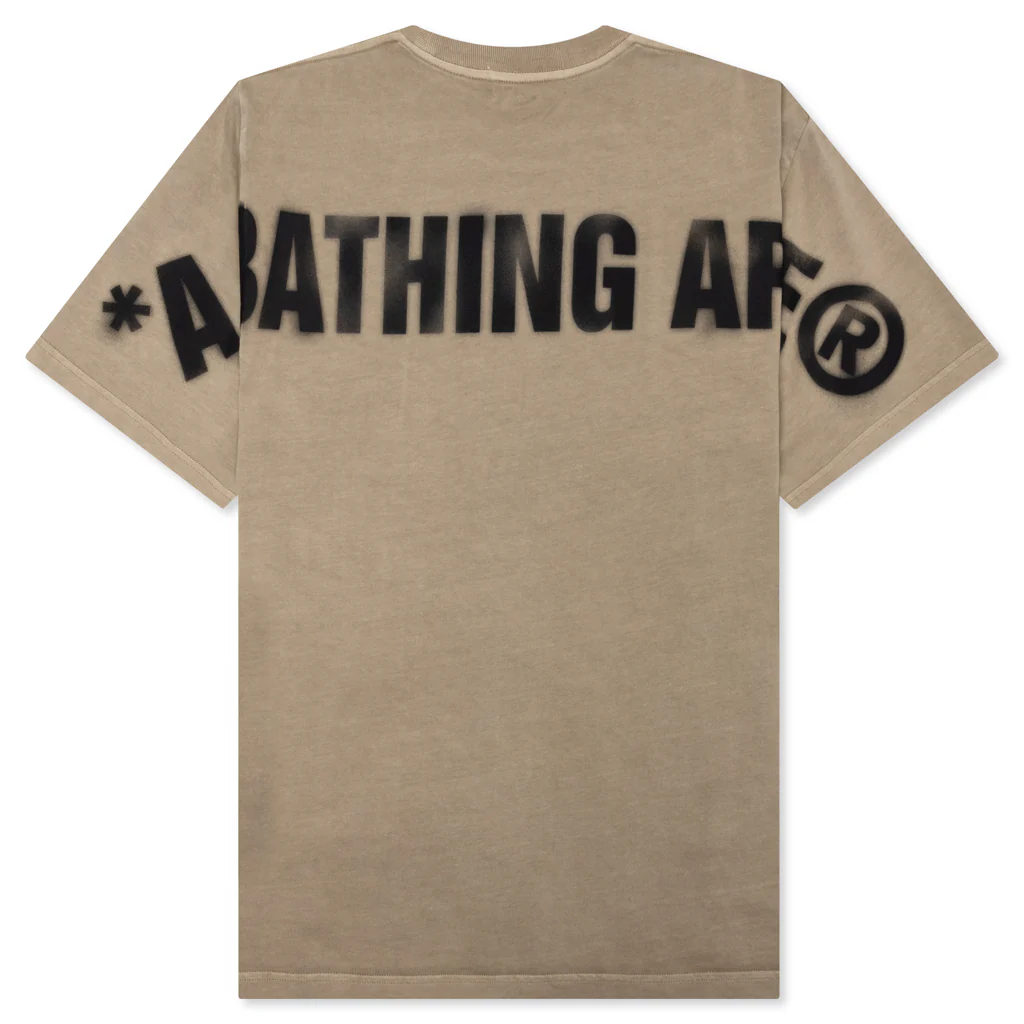 Spray Ape Head Tee - Beige - Image 2