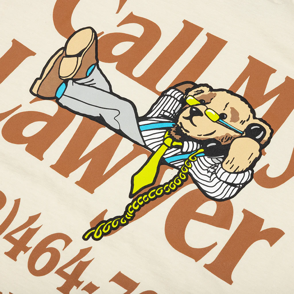Better Call Bear T-Shirt - Ecru - Image 4