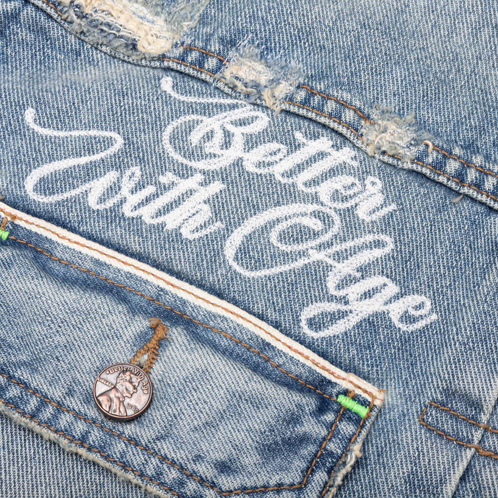 Birmingham Selvage Denim Jacket - Indigo - Image 6