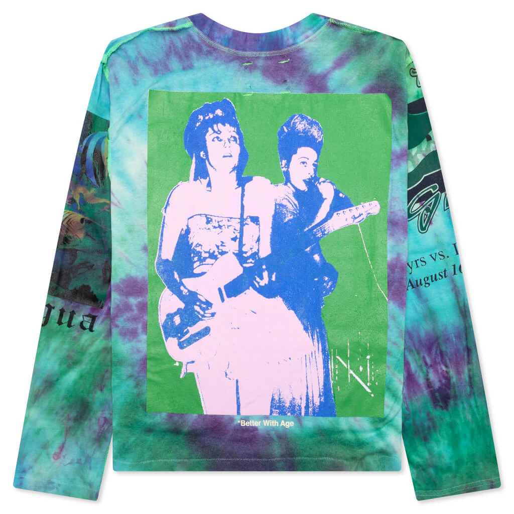 Encore Tie Dye Reversible L/S Tee - Multi - Image 2