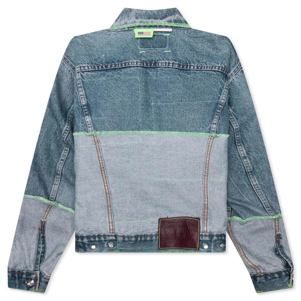 Escapade Reversible Denim Jacket - Blue - Image 2