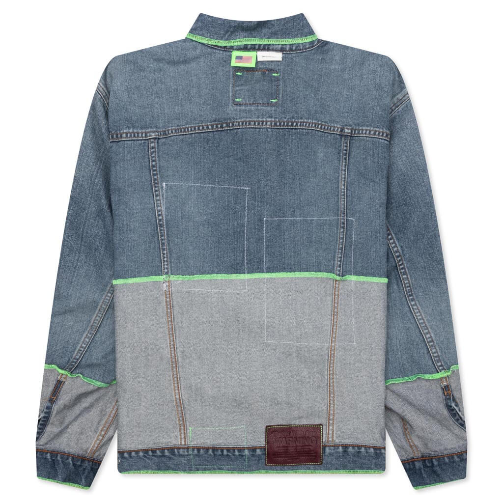Escapade Reversible Denim Jacket - Blue - Image 2