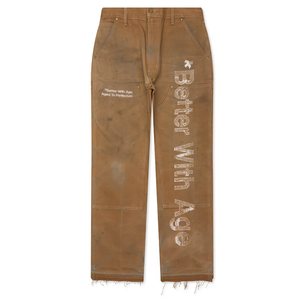 Forgot Hand Beaded Double Knee Trouser - Multi