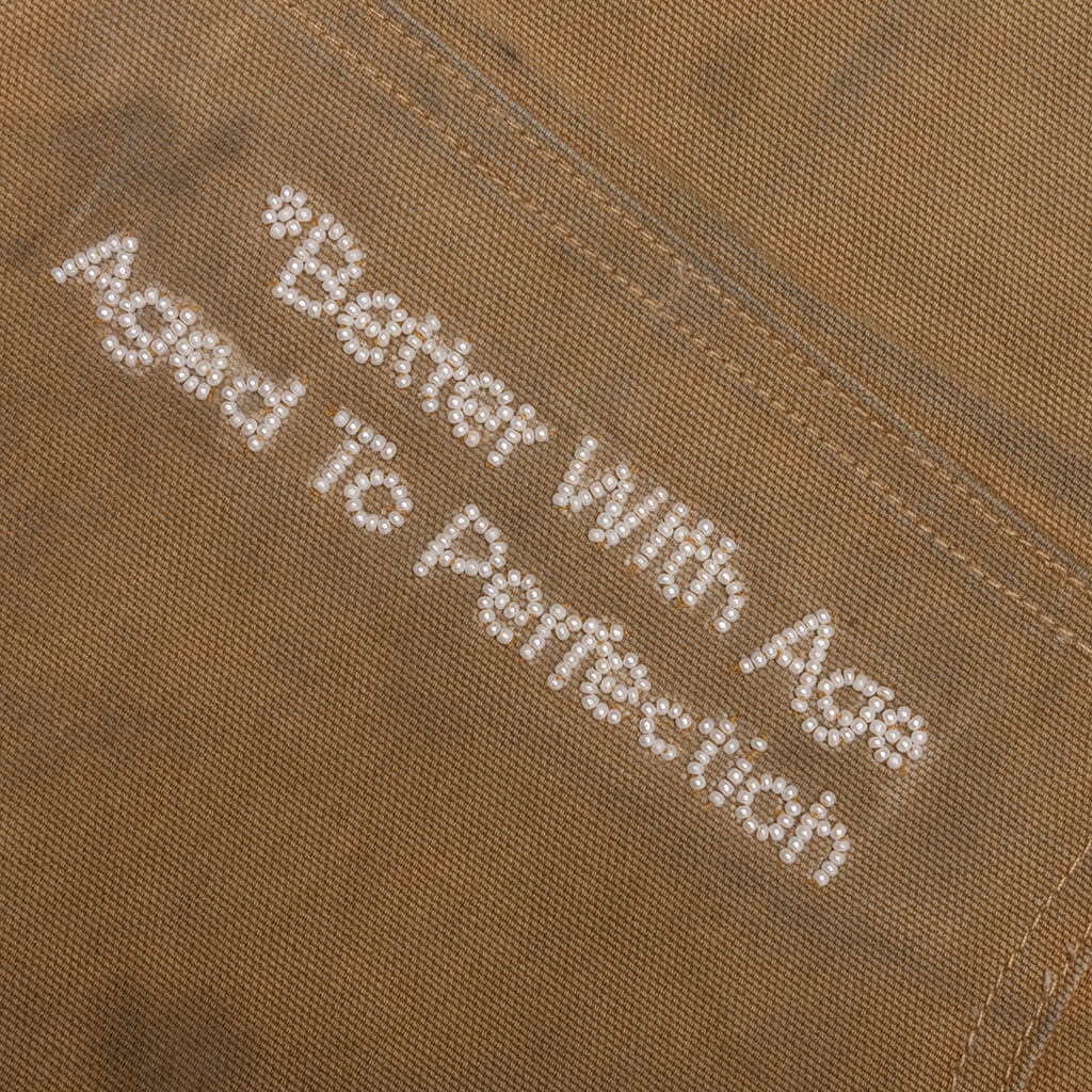 Forgot Hand Beaded Double Knee Trouser - Multi - Image 3
