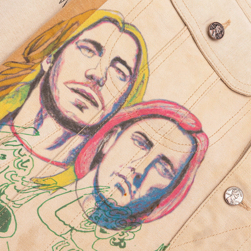 Harrison Reconstructed Trucker Jacket - Multi - Image 4