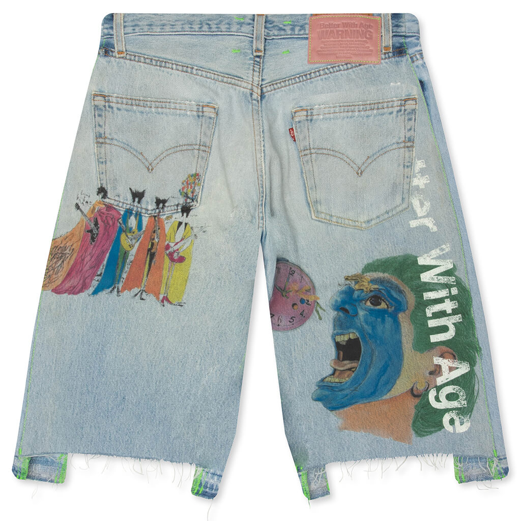 Harrison Triple-Wide Denim Short - Indigo - Image 2