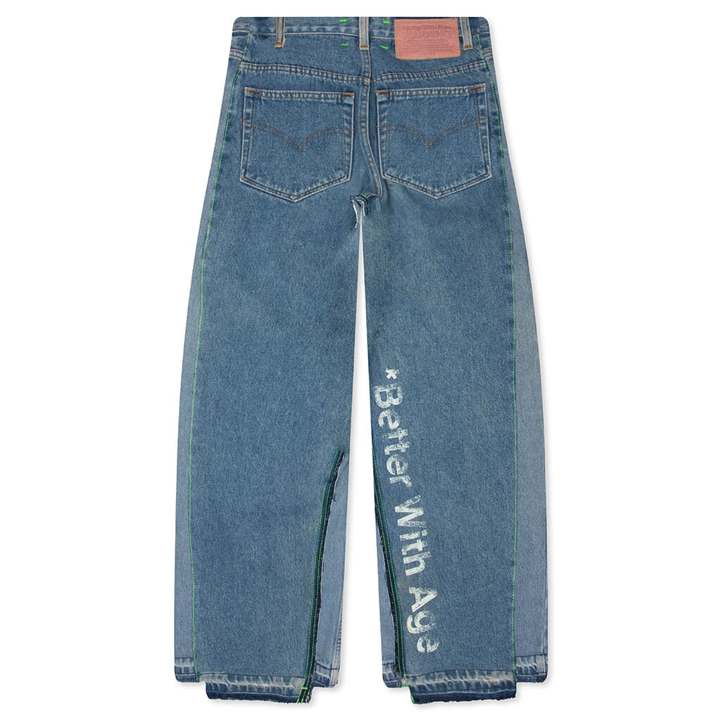 In Case You Forgot Triple-Wide Denim - Indigo - Image 2