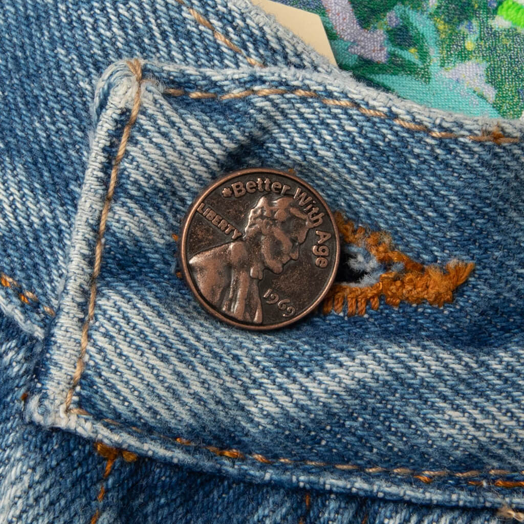 In Case You Forgot Triple-Wide Denim - Indigo - Image 3