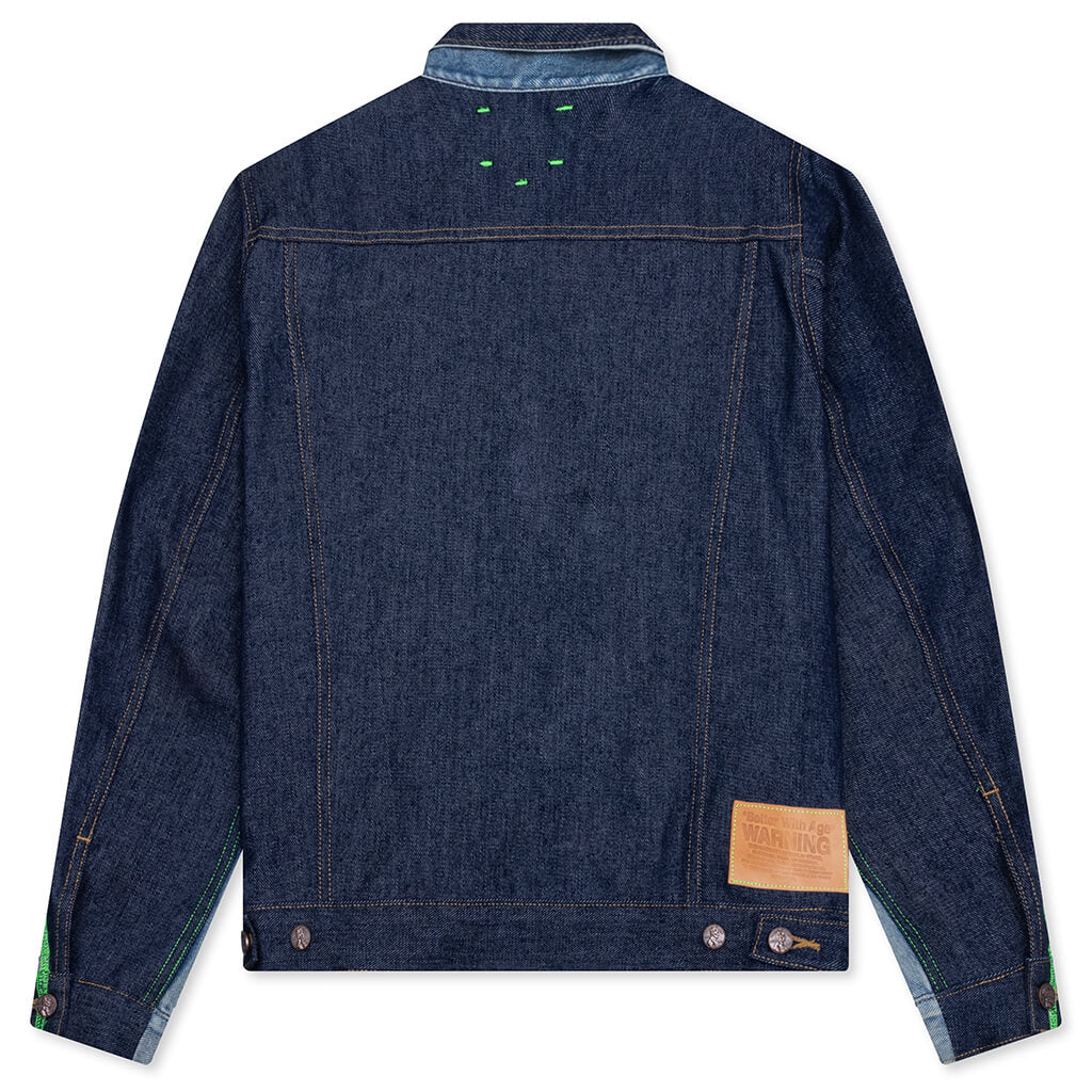 Luna Denim Jacket - Indigo - Image 2