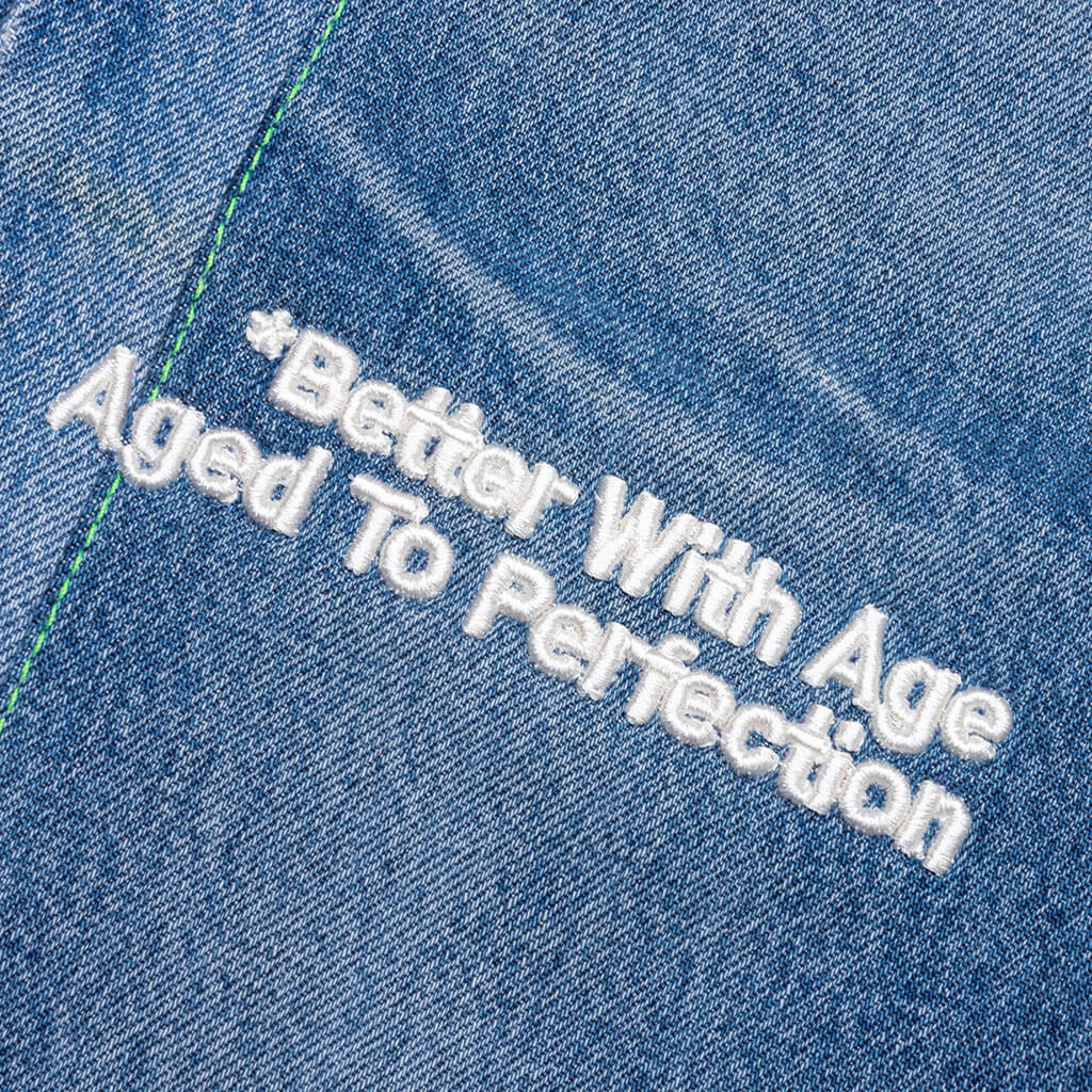 Monroe Triple-Wide Denim Repair Short - Indigo - Image 3