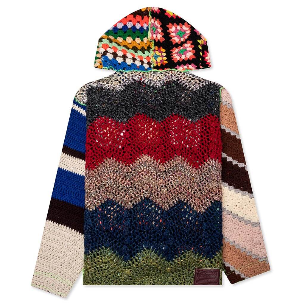 Nonna's Hand Knit Hoodie - Multi - Image 4