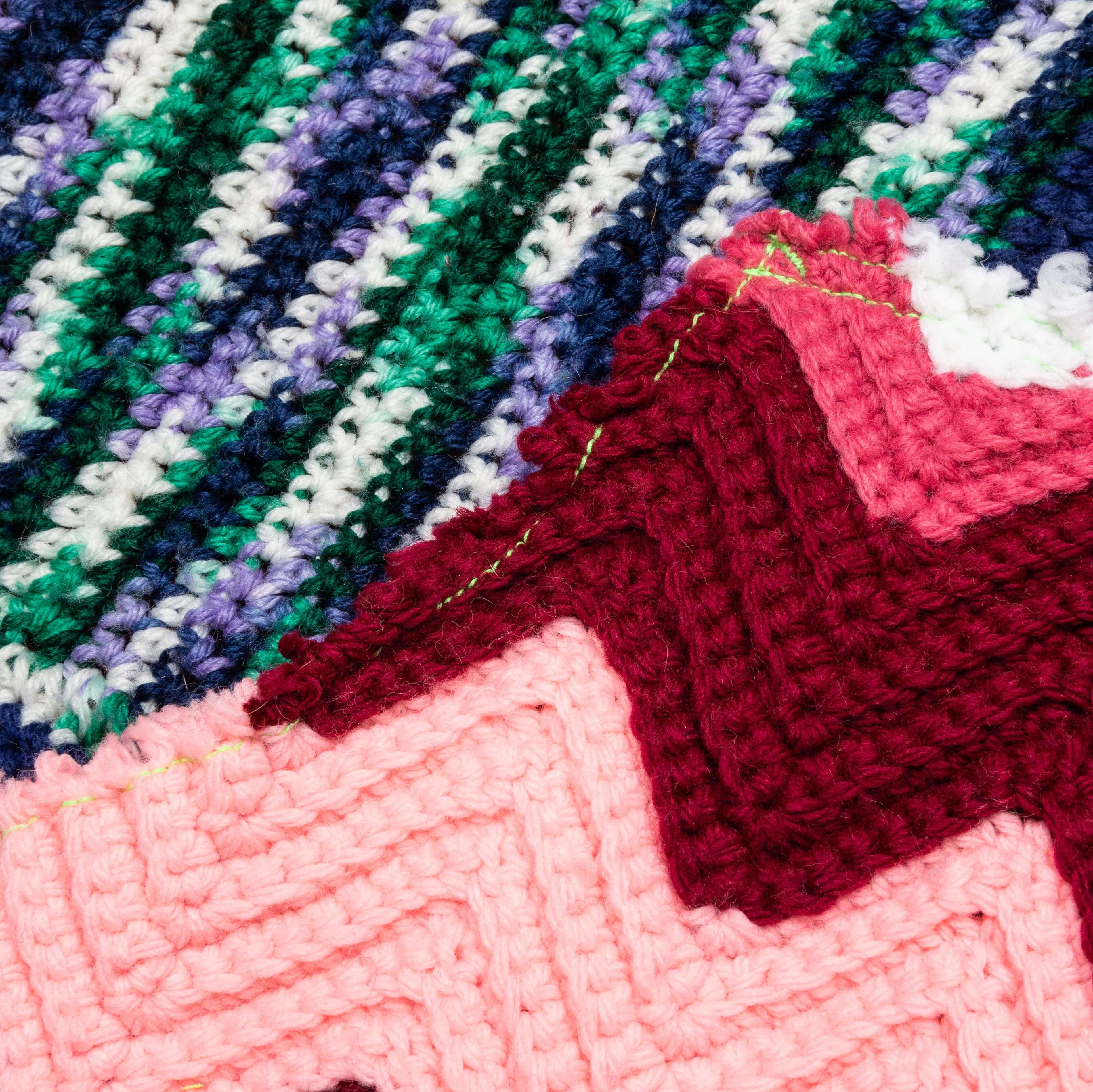 Nonna's Hand Knit Hoodie - Multi - Image 4