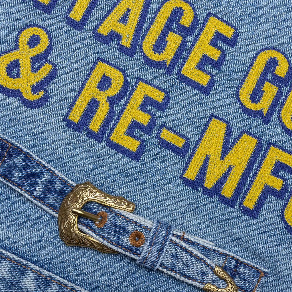 Repair Denim Jacket - Indigo - Image 5