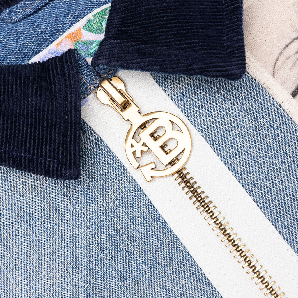 Rock City Reconstructed Denim Jacket - Indigo - Image 3