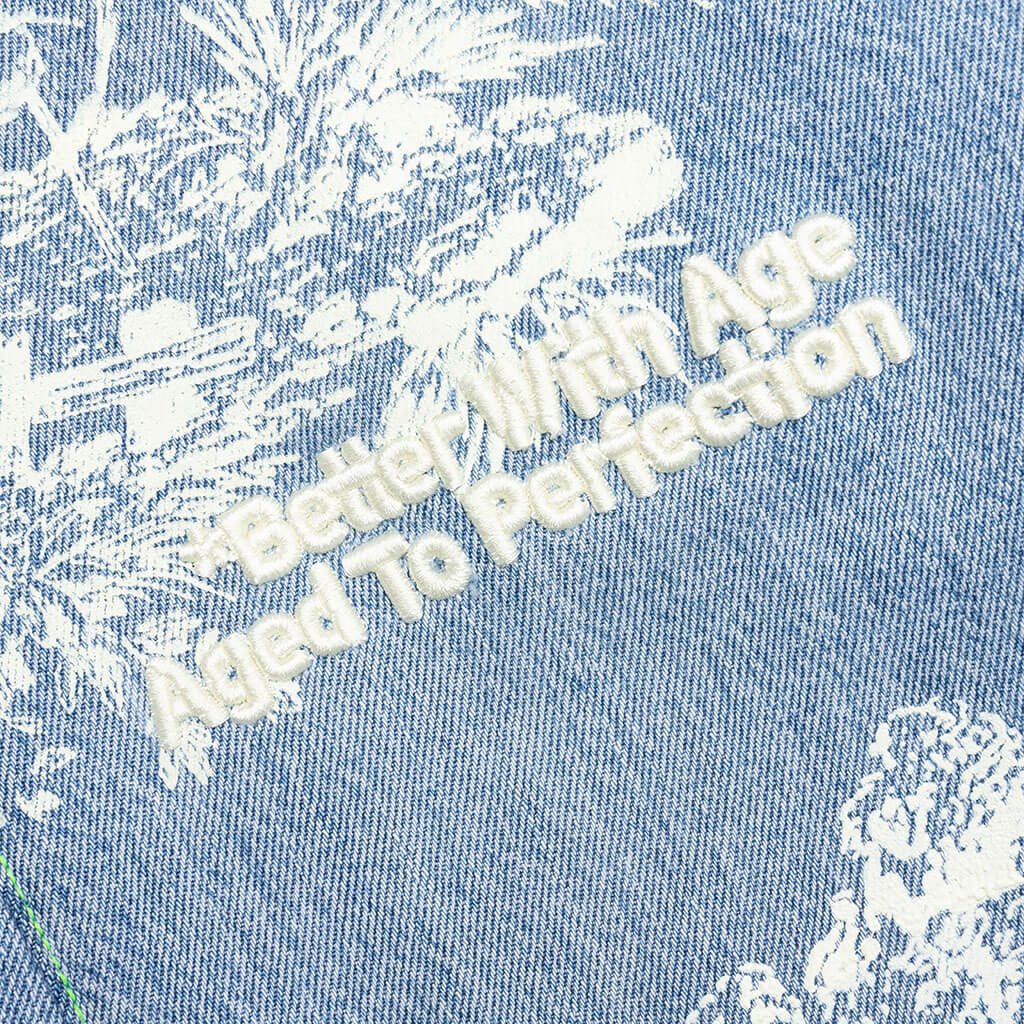 Teresa Double-Wide Denim Short - Indigo - Image 4
