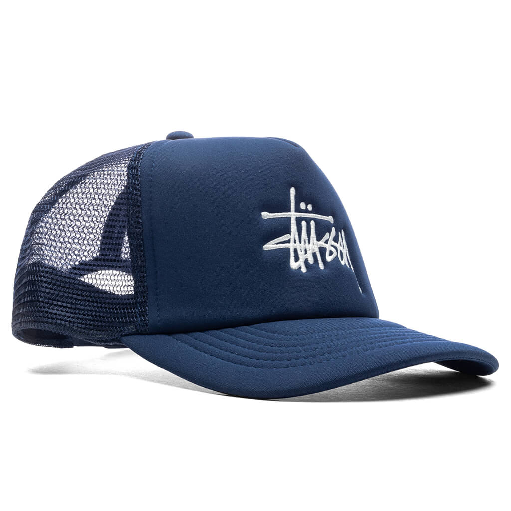 Big Basic Trucker Cap - Dark Blue - Image 3