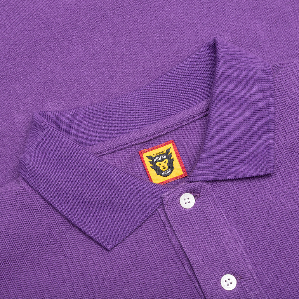 Big Polo Shirt - Purple - Image 3