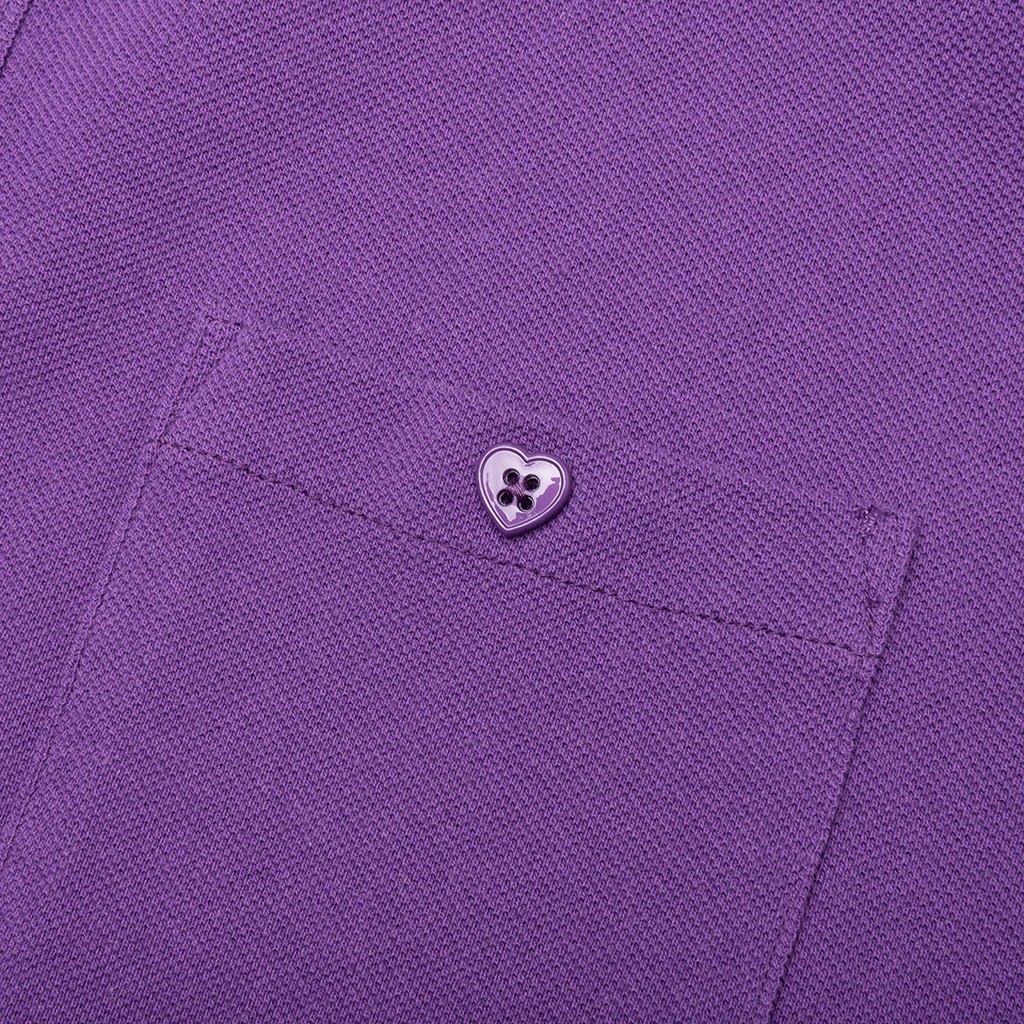 Big Polo Shirt - Purple - Image 4