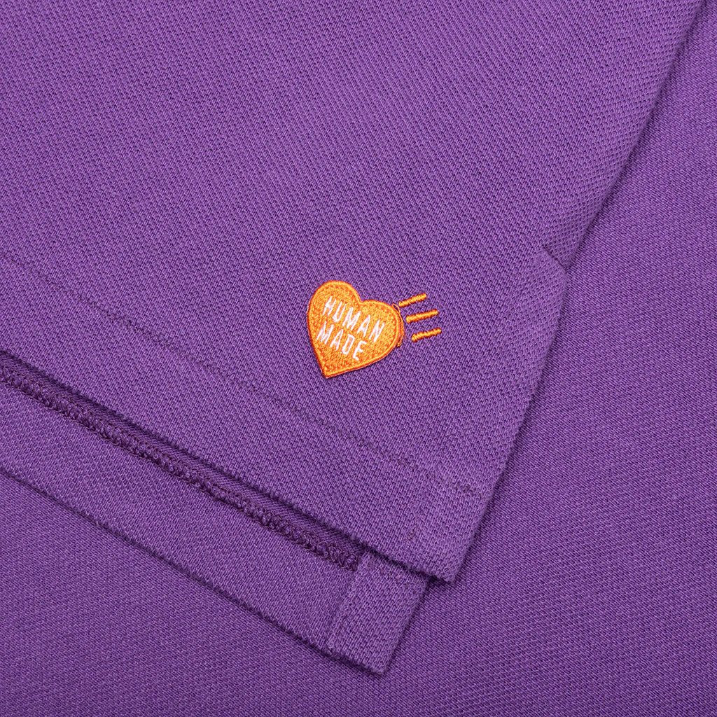 Big Polo Shirt - Purple - Image 5
