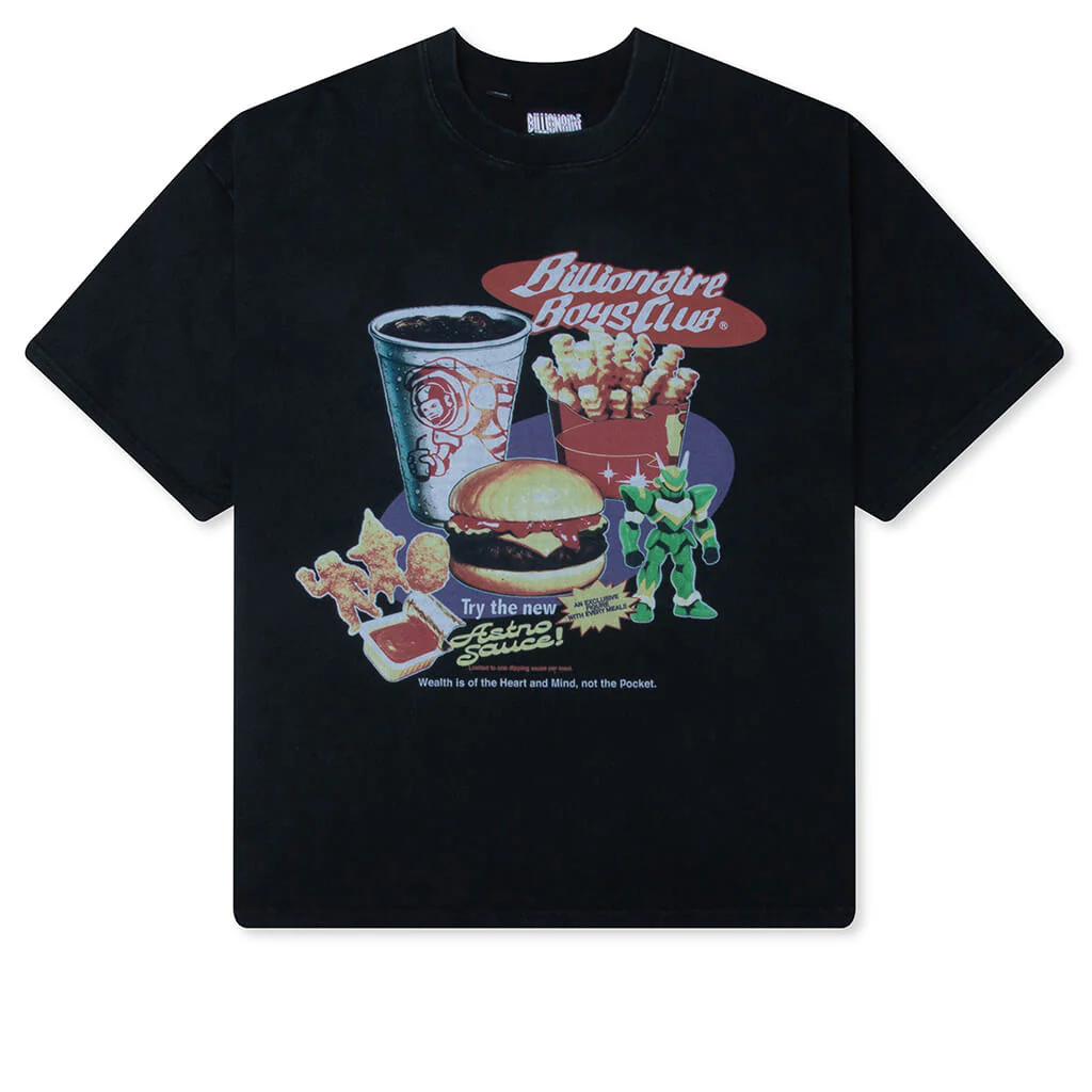 Astro Sauce S/S Knit Tee - Black