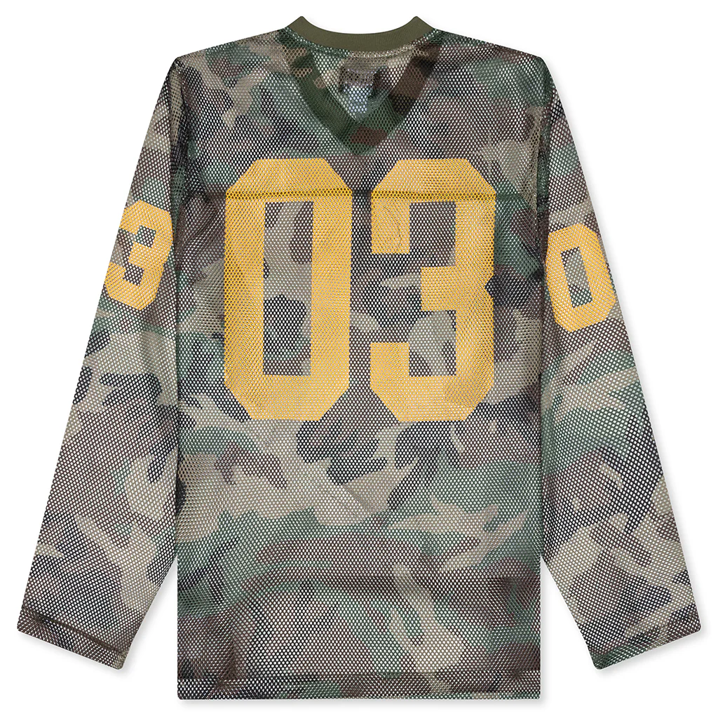 Camo Curve L/S Jersey - Cypress - Image 2