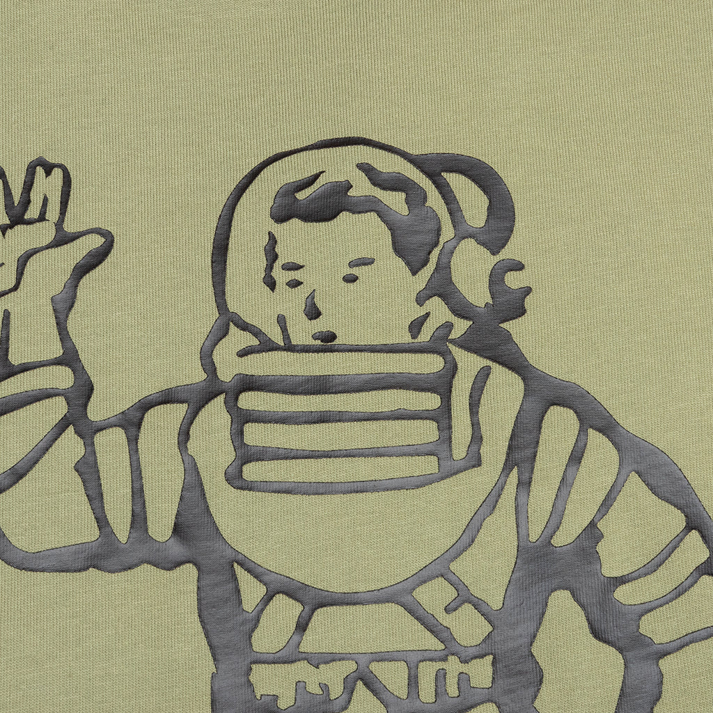 BB Molecules S/S Tee (Temp Color Change Print) - Oil Green - Image 3