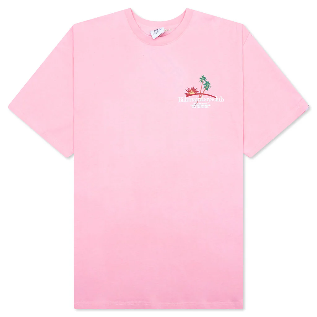 Palms Tee - Candy Pink