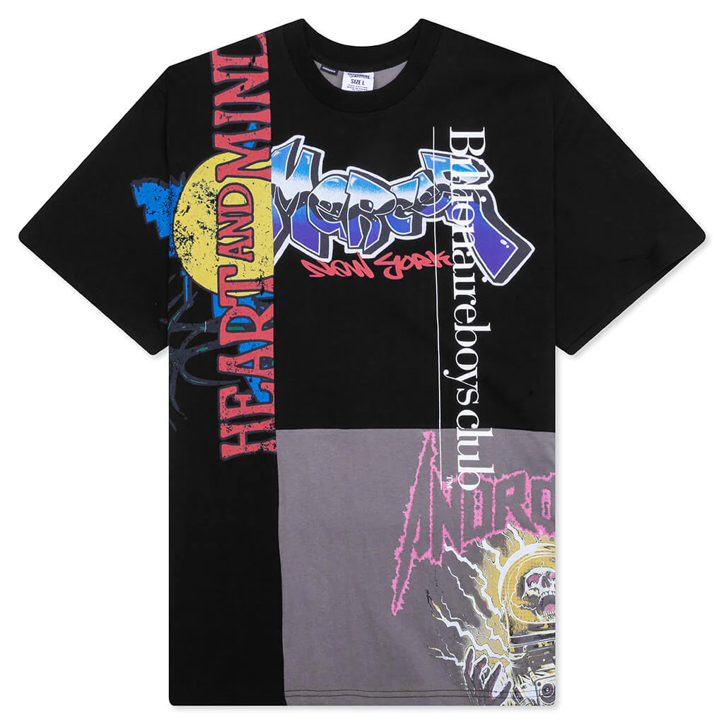 Oversized Parallel Tee- Black