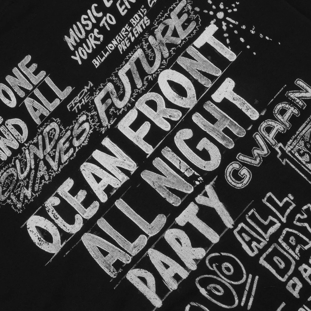 Partay Oversized Tee - Black - Image 4