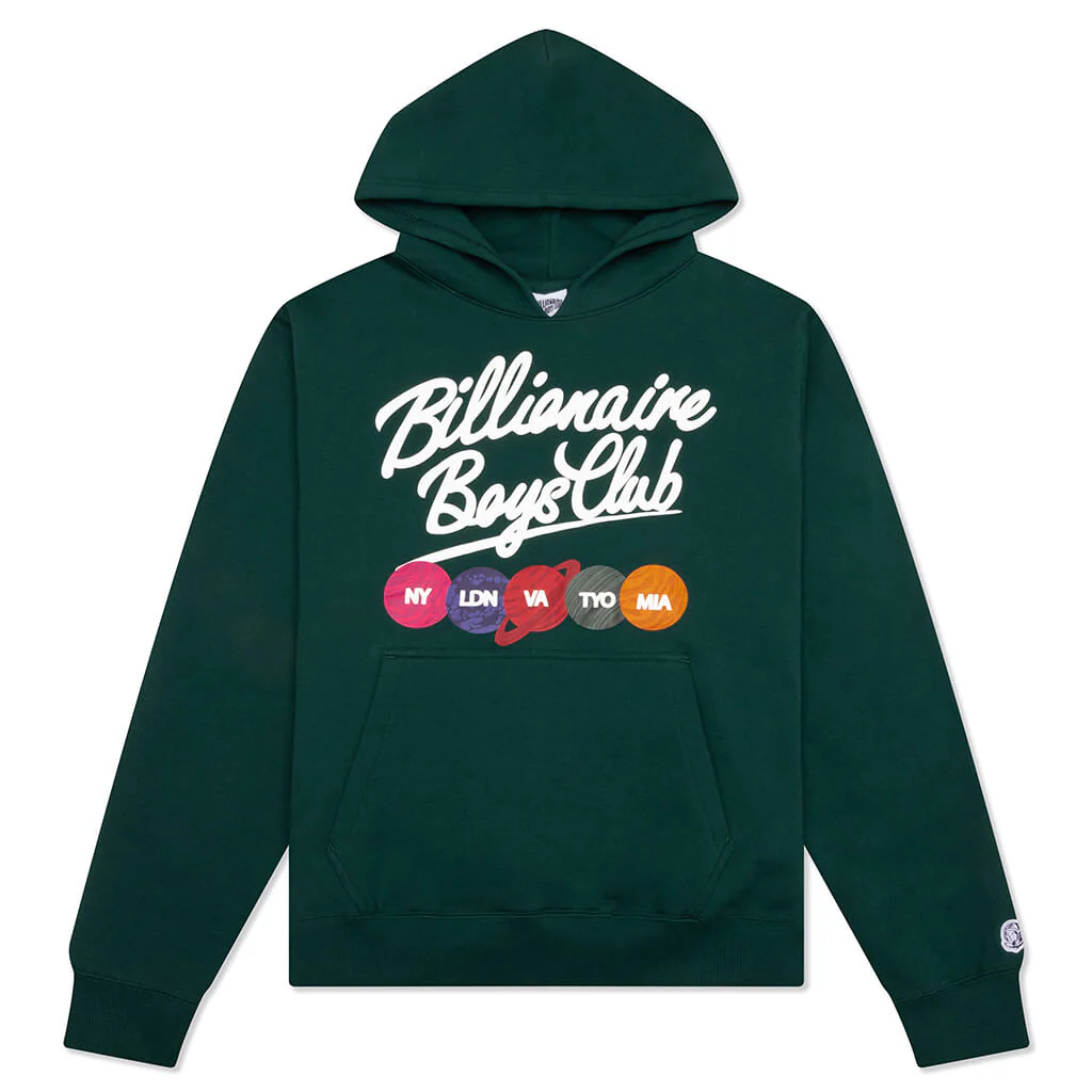 Script Hoodie - Rain Forest