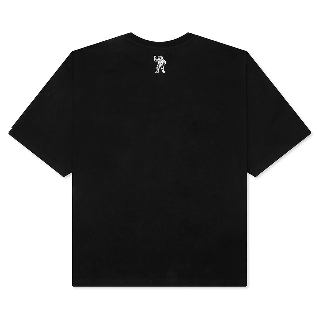 BB Smile S/S Crop Fit Knit - Black - Image 2