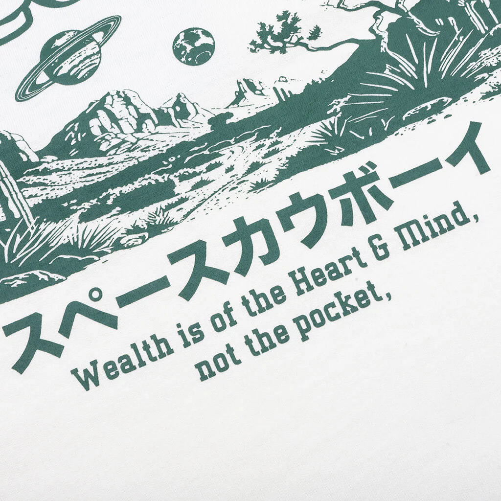 Kids BB Space Cowboy S/S Tee - Whisper White - Image 4
