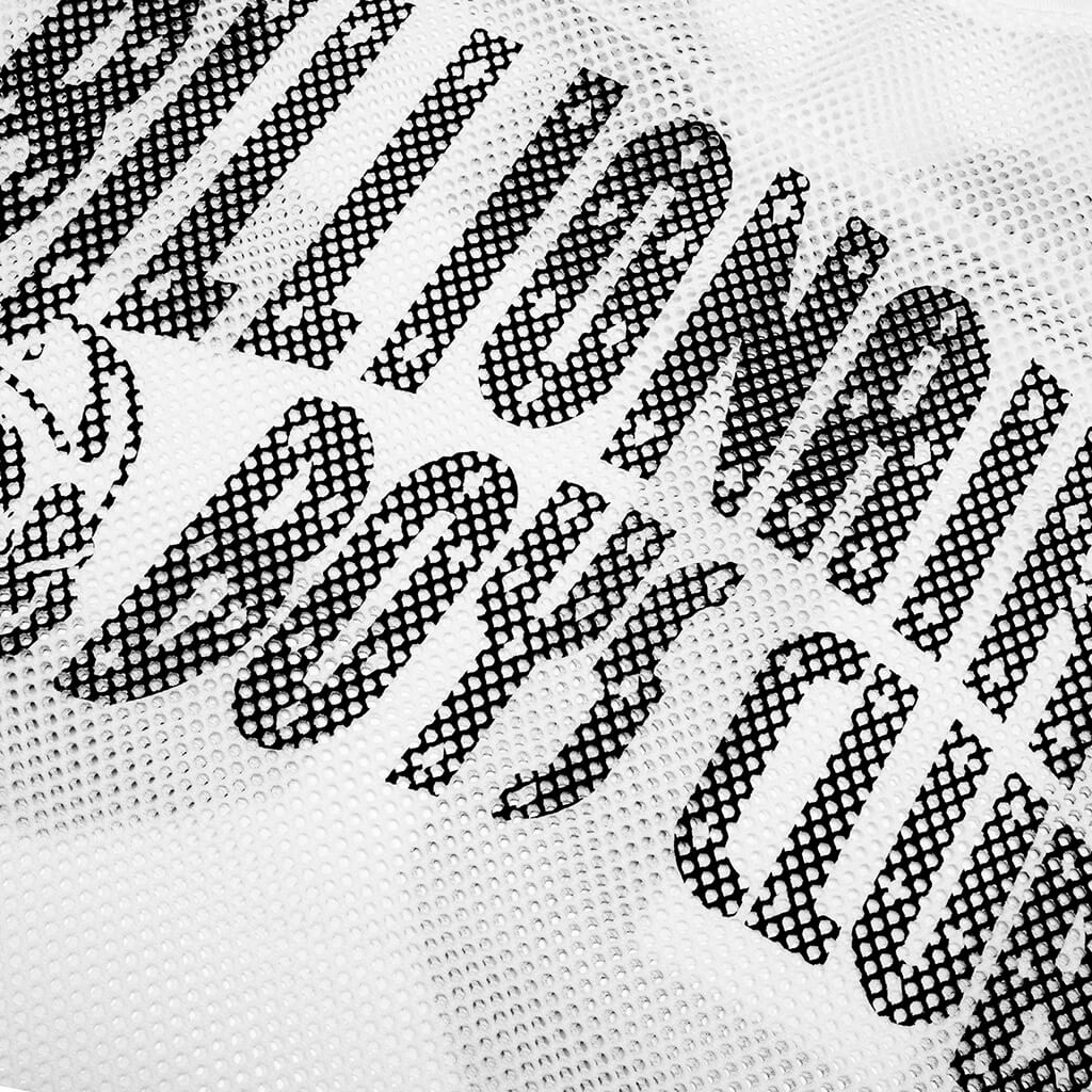 Cropped Varsity Jersey - White - Image 3