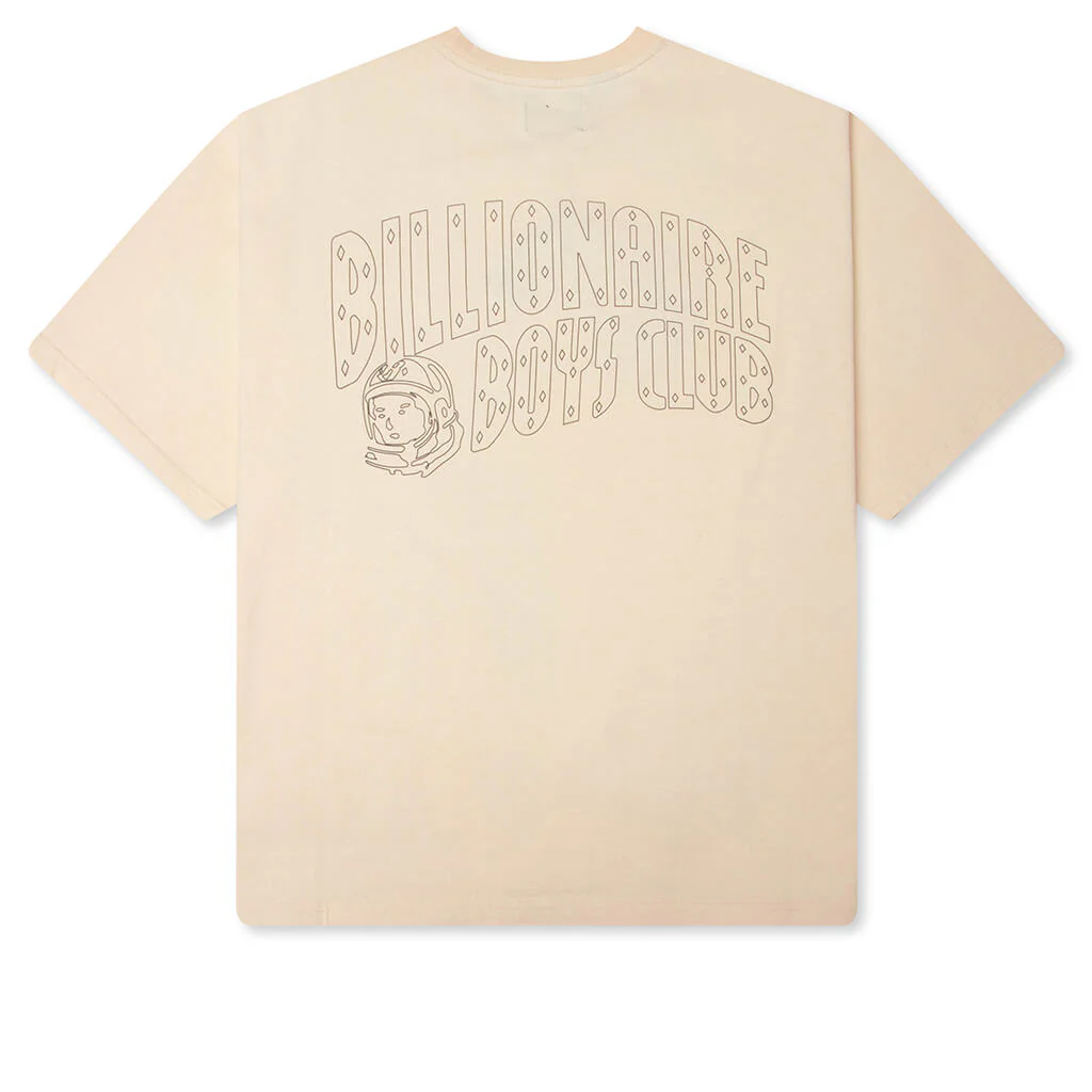 Faded Helmet S/S Knit Tee - Ecru - Image 2